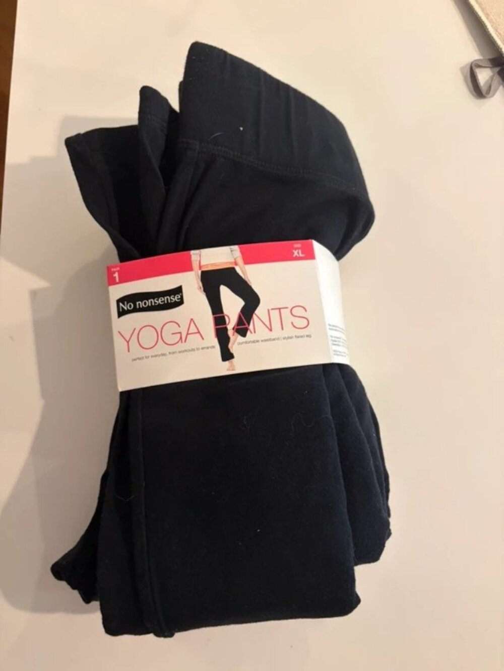 2 Pair No Nonsense Yoga Pants Leggings